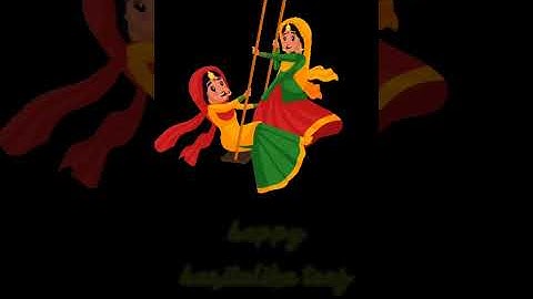 Happy Haritalika teej | Happy teej status video | teej song #haritalikateej #teej #shorts #shashy