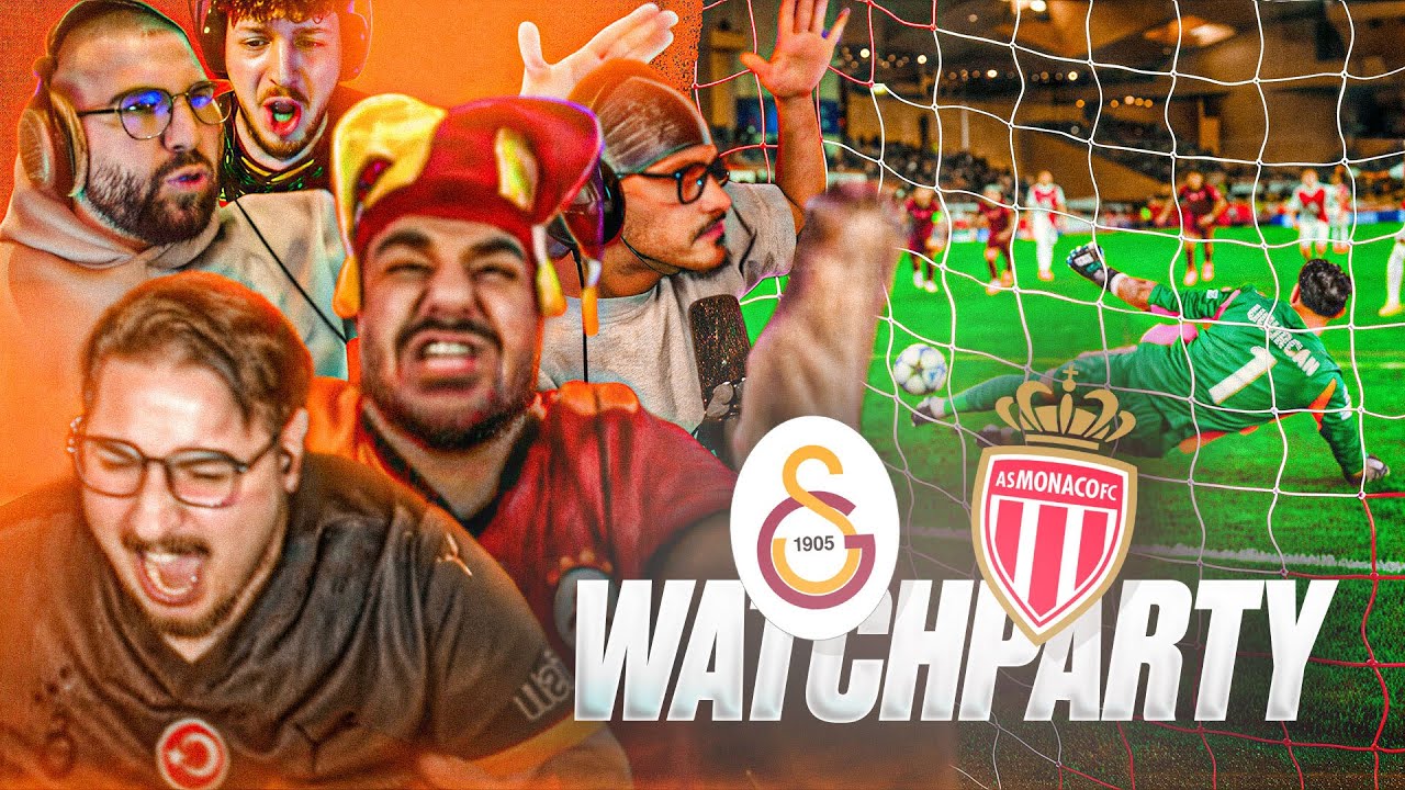 BLAMAGE FÜR DEN TÜRKISCHEN FUSSBALL 🤬 GALATASARAY VS. MONACO WATCHPARTY ⚽️