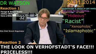 Verhofstadts Calls Farage Racist  Backfires Very Badly  Reaction Is Priceless