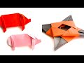 How to make a paper pig -  Easy Origami Ninja Star Darts origami