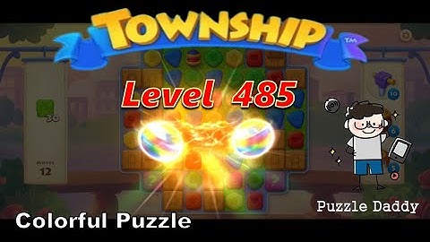 [Puzzle Daddy] Township Colorful Puzzle_Level 485 ∥ No Boosters_All Level Clear