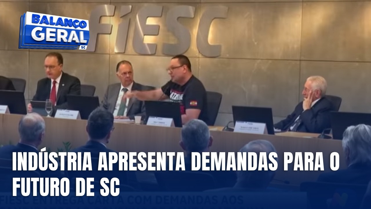 Candidatos ao governo de SC recebem carta de demandas da Fiesc