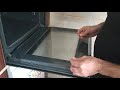 Teka ankastre fırın kapağını  nasıl sökerim, How to:remove and rainstall teka oven door,