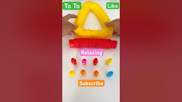 Color changing relaxing Voicing and of pop tube #asmr #creative #satisfying#relaxing #voicings