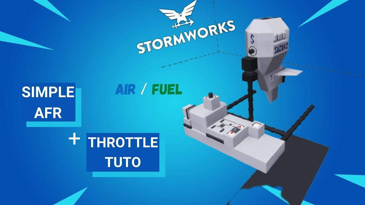 Simple AIR / FUEL ratio exemple Stormworks YouTube
