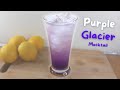 Purple Glacier Mocktail!  | Apple juice recipe non alcoholic
