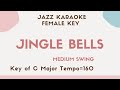 Jingle Bells - Christmas Jazz KARAOKE (backing track) - female key - Holiday Song