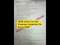 BISE Lahore 1st Year Chemistry Subjective 1st Group 2026 #biselahore #chemistry #exam #paper #shorts