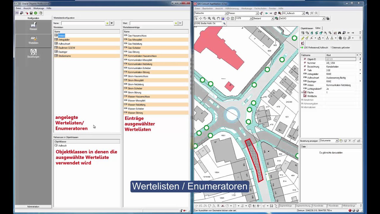 GIS Consult - GC Oracle Objekte Professional (der Weg zu eigenen Datenmodellen)