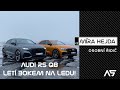 TEST: AUDI RS Q8 - Osobní řidič Míra Hejda letí bokem na ledu!