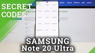 Secret Codes in SAMSUNG Galaxy Note 20 Ultra - Find Hidden Modes