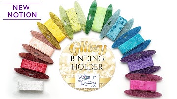 Glitzy Binding Holder Notion | Shabby Fabrics
