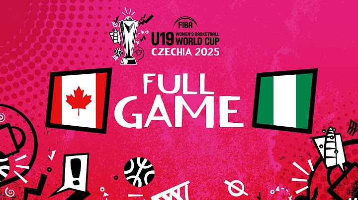Group Phase | CAN v NGR | Full Basketball Game | FIBA U19 Women's Basketball World Cup 2025