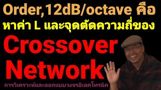 12dB/octave และ order ของ filter คืออะไร การหาจุดตัดความถี่และค่า L แถมเกล็ดเรื่องลำโพงให้อีกหน่อย