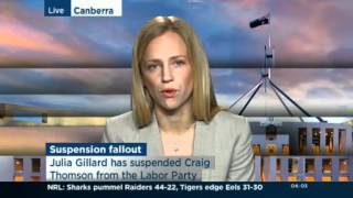 Gillards Government In Turmoil Over Thomson Affair