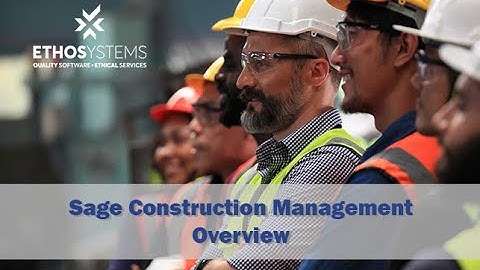 Sage Construction Management Overview