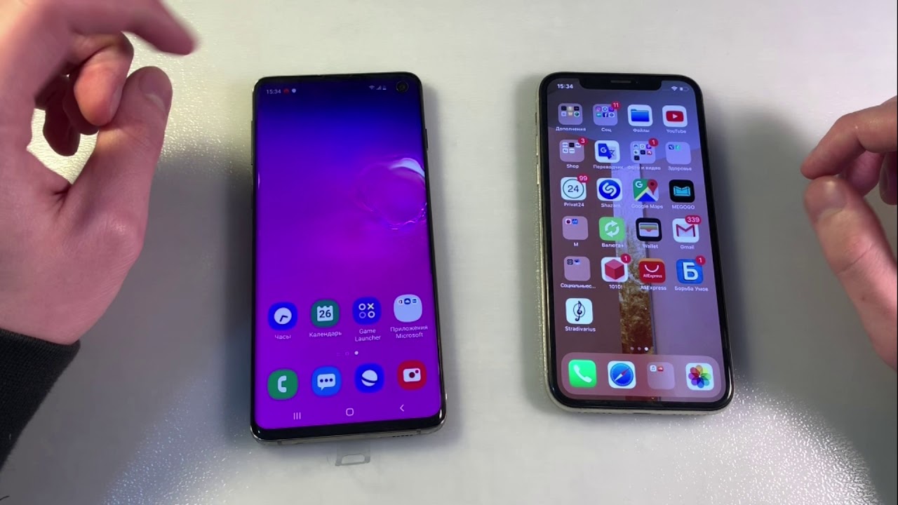 Samsung S10 Vs Iphone X