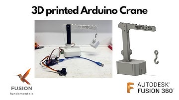 Arduino 3D printed crane #Techtoast