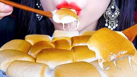 [ASMR]NUTELLA S'MORES DIP,MARSHMALLOW│누텔라 스모어딥,마시멜로우│マシュマロ│먹방│MUKBANG│EATING SOUNDS