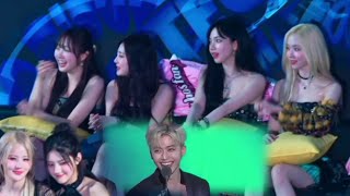 240218 aespa reaction Nct Dream Best Artist Hanteo Music Awards (HMA) Nct 드림 에스파