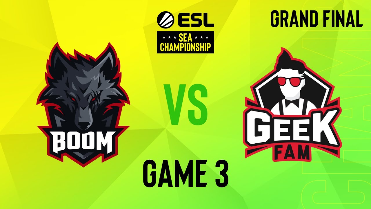 BOOM Esports vs Geek Fam - Game 3 GRAND FINAL [ESL SEA Championship]