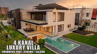 4 Kanal Luxury Villa by Architect INC. I Outdoor Swimming Pool I Cinema I Saloon DHA Phase 6, Lahore