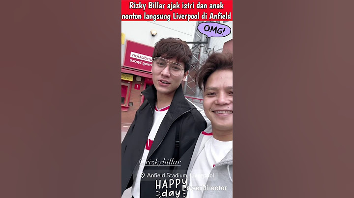 Rizky Billar finally watched Liverpool live at Anfield stadium #rizkybillar #lestikejora #leslar