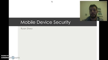 Mobile Device Security Presentation #1