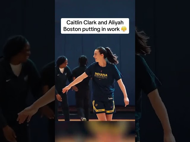 Caitlin Clark is putting in the work (via @Indiana Fever/TT) #shorts