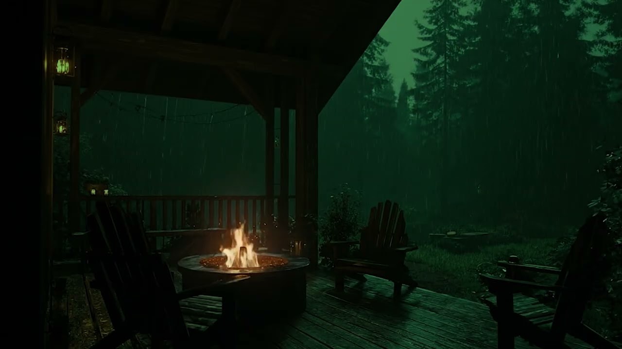 Intense Thunderstorm with Pouring Rain – Drift Into Deep, Uninterrupted Sleep