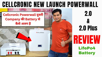 Cellcronic Powerwall 2.0 And 2.0 Plus Lithium Battery Live Review | 5kw Lithium battery Load Test