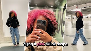 redying my 'tiktok' skunk stripe  PINK.