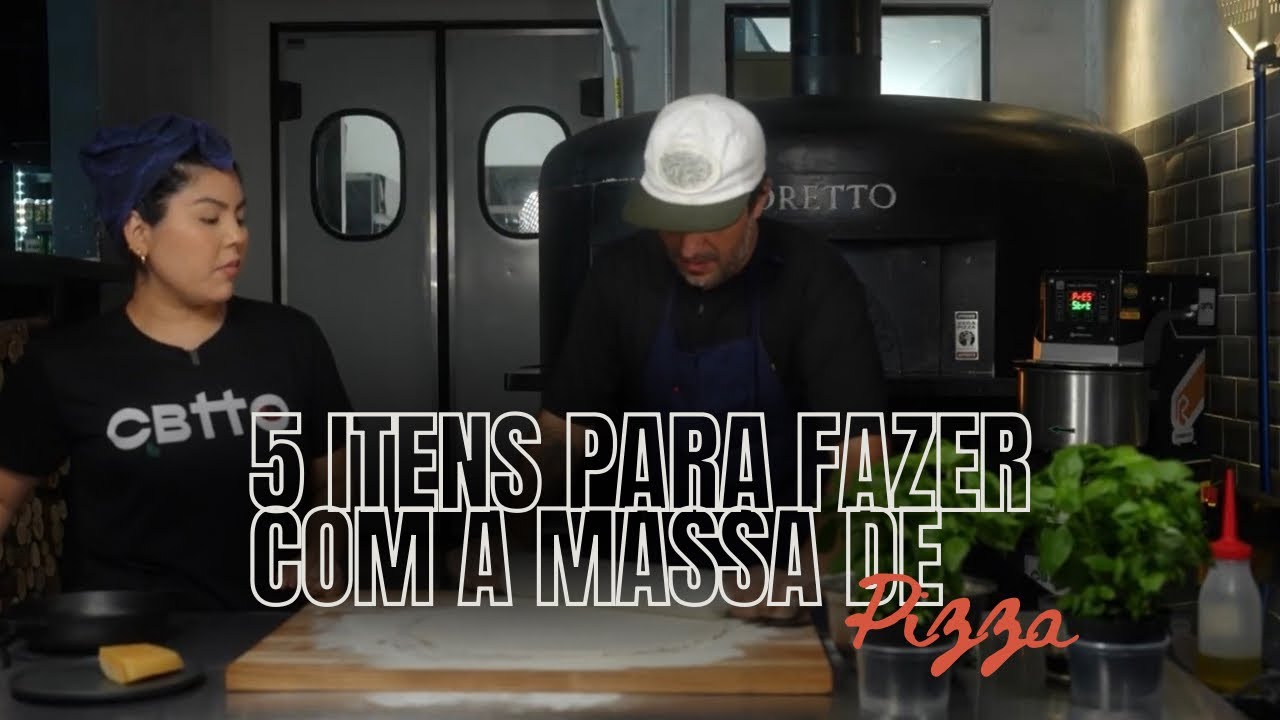 5 Itens para fazer com a massa de pizza 