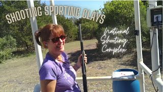 Sporting Clay shooting at the National Shooting Complex