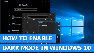 How to enable dark mode in Windows 10 (step by step)