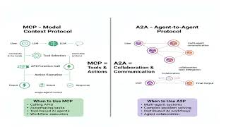 MCP vs A2A Explained | AI Agents, Tools vs Collaboration