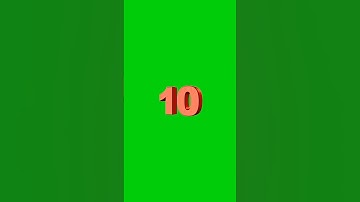 10 Seconds Timer with Sound Effect  #countdown #timer #greenscreenvideo