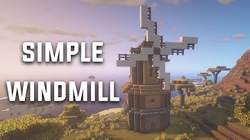 How to build a Windmill in Minecraft