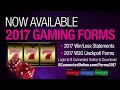 2017 Win Loss & W2G Forms - YouTube