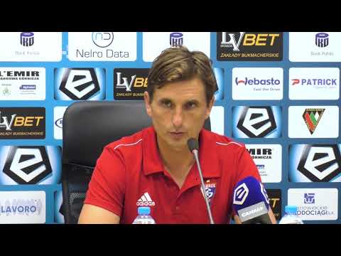 Zagłębie Sosnowiec 1-1 Górnik Zabrze. Konferencja prasowa: Marcin Brosz (17.09.2018)