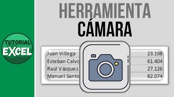 La herramienta CAMARA en Excel 📷