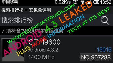 Android 4.3 : Leaked Images & Benchmark Tests With What do we want from Android 4.3 | HD