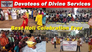 Rang Barse | Holi Celebration | Street Dance Show | Books Distribution | Devotees of Divine Services