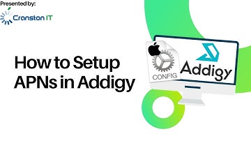 How to set up Apple Push Notification Certificates (APNs) in Addigy