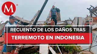 Fuerte terremoto en Indonesia deja 34 muertos y más de 600 heridos