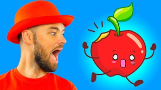 Yummy Yummy Fruits (Apple, Orange, Banana, Cherry) | Max And Sofi Kids Songs