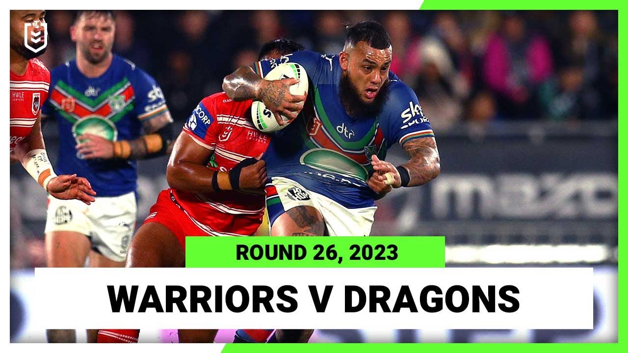 New Zealand Warriors v St George Illawarra Dragons NRL Round 26 Full Match Replay