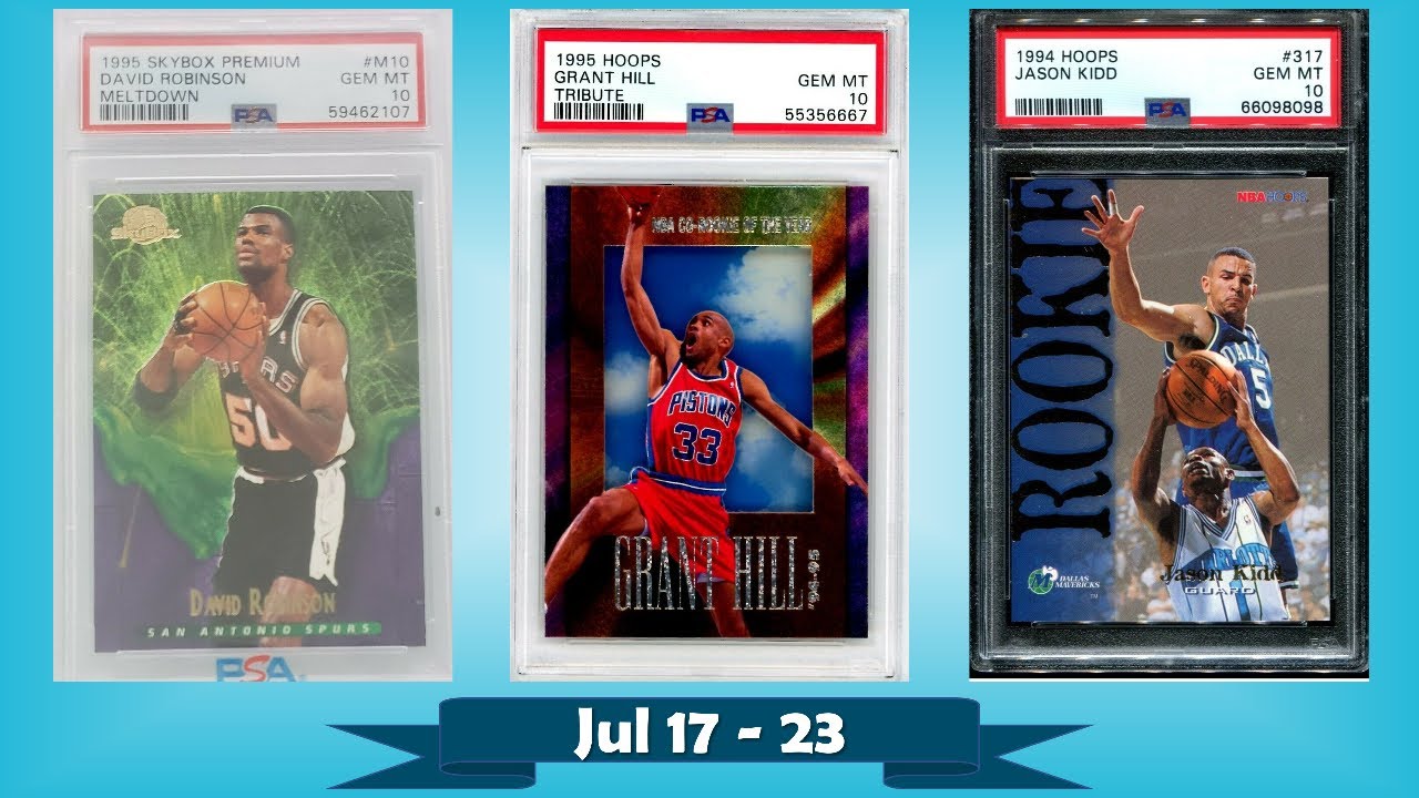 TOP 10 Highest Selling Basketball Cards from the Junk Wax Era on eBay No  MJ/Shaq | Jul 17 - 23, Ep 5 - YouTube