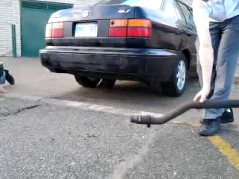 mk3 golf exhaust removal