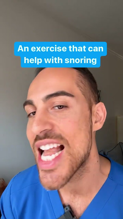 An Exercise That Can Help With Snoring! *Not Medical Advice! #snore #snoring #sleep